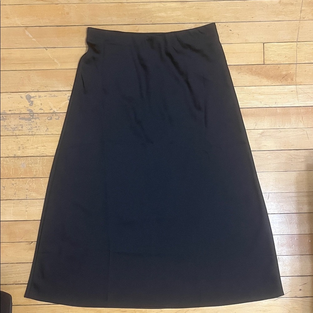 J. Crew Classic Black A-Line Skirt
